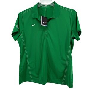 NWT Nike Golf Dri-FIT Women's Green Polo Shirt Athletic Performance BRANDED XL